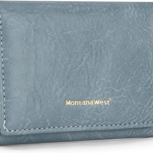 Womens Slim Wallet RFID Blocking Wallets Small Trifold - Picture 6 of 6